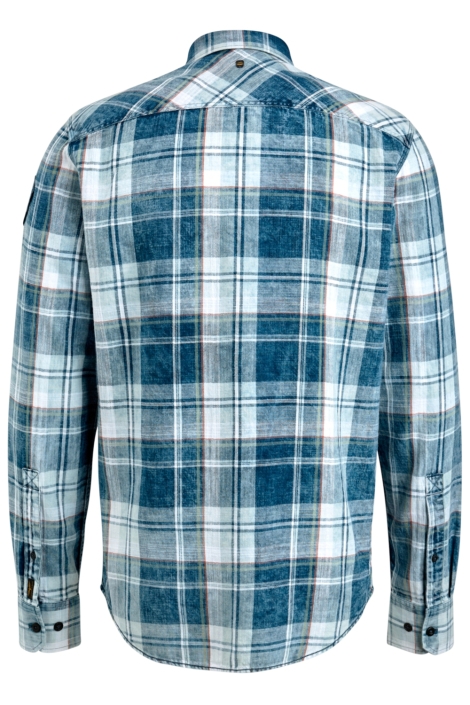 PME legend long sleeve shirt indigo yarndyed